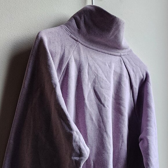 Under Armour Lavender Cowl Neck Cropped Sweatshirt Size XL - Picture 12 of 14